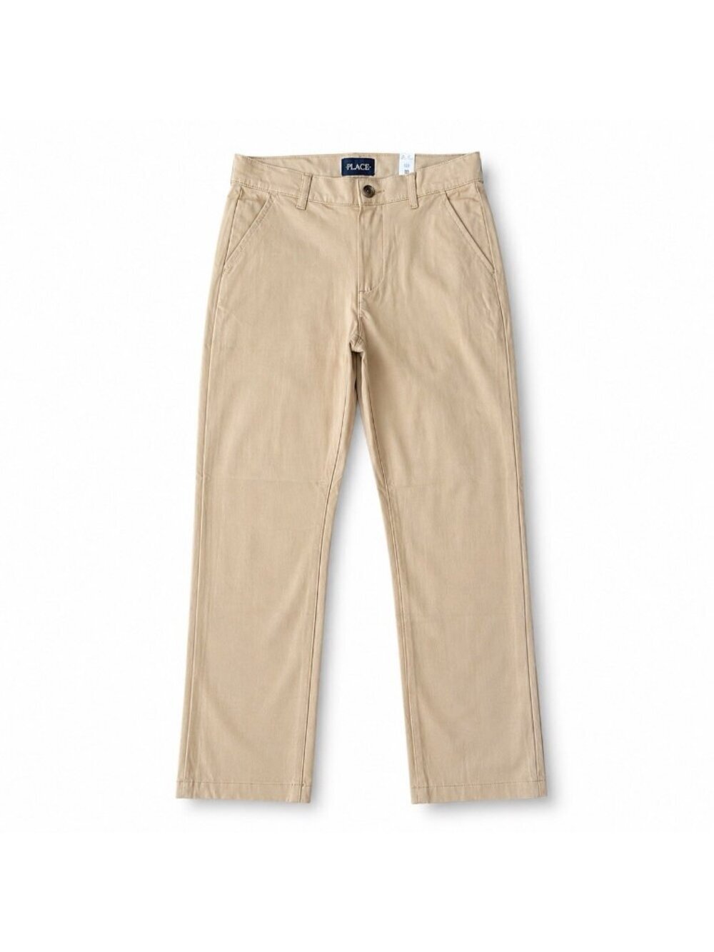 The Childrens Place Boys Performance Chino Pant Sz 10 Tan Quick Dry School